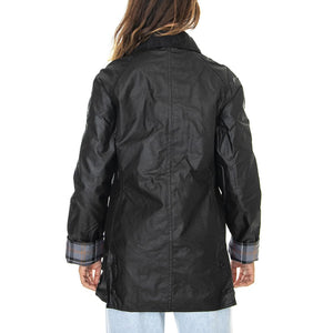 Beadnell Wax Jacket Black - Giacca Invernale Donna Nera FW22-LWX0667-BK11  BARBOUR 