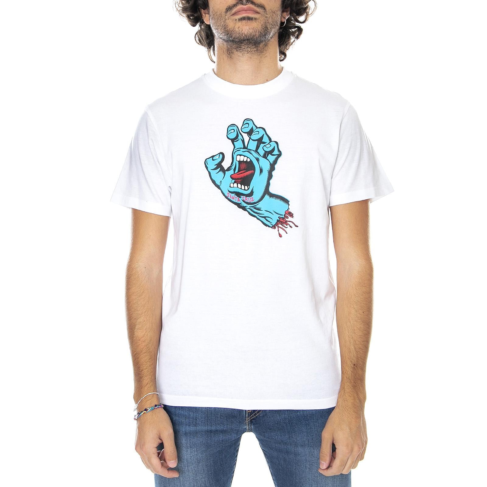  NEW Screaming Hand Tee White  SANTA CRUZ 