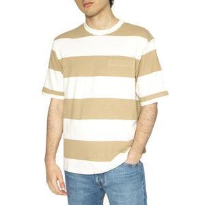 Half Sleeve Piquet Tee Rugby Stripe Chino - Maglietta Girocollo Uomo Multicolore 001MN-0003 . LEVIS 