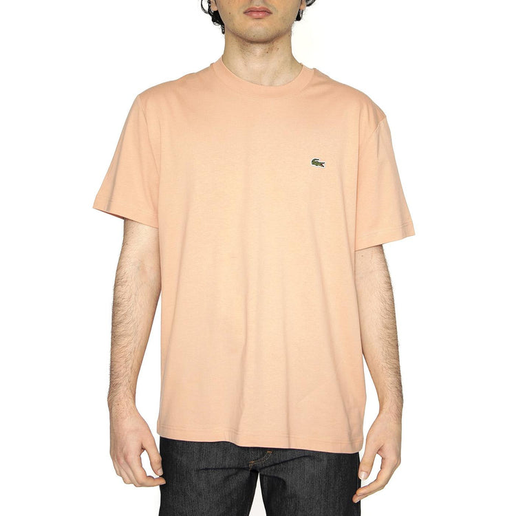 T-Shirt ZIH Pink - Maglietta Girocollo Uomo Rosa TH7318-ZIH  LACOSTE 