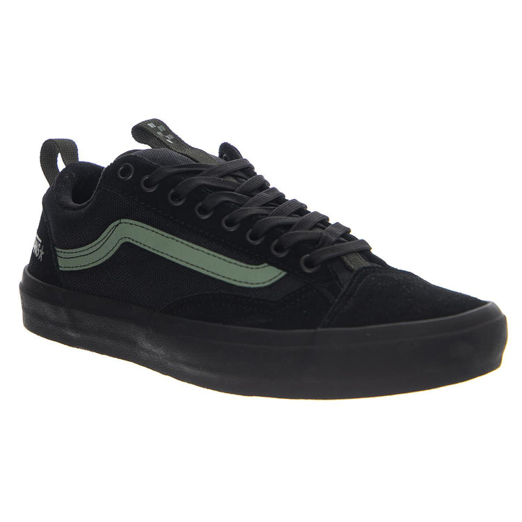 Vans Skate Old Skool 36+ Atiba Black/Dark Green - Scarpe Stringate Uomo Nere VN000D5RNLX1 . VANS 