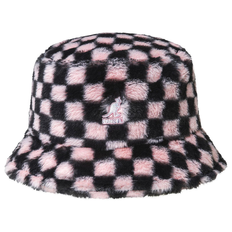 Faux Fur Bucket Pepto Check - Cappello Multicolore K4370-PC629  KANGOL 