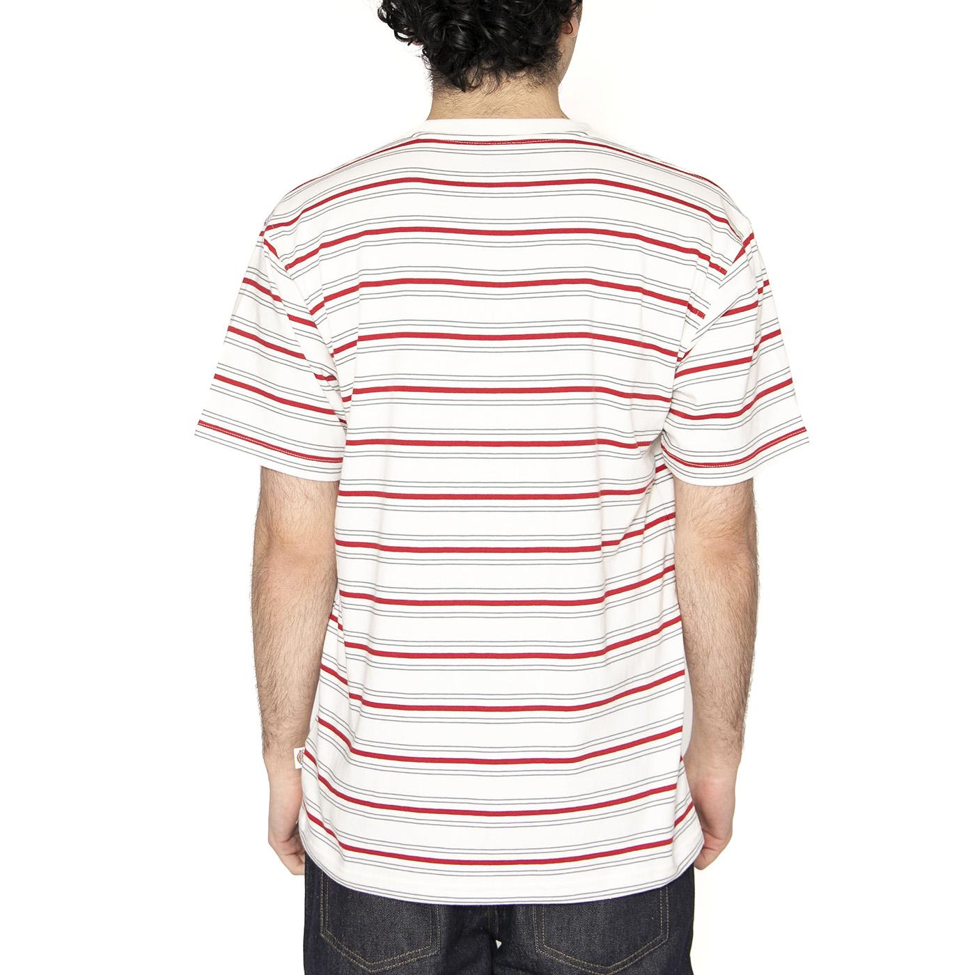 Lewistown Stripe SS Tee Egret - Maglietta Girocollo Uomo Multicolore DK0A4Z8SC481  DICKIES 
