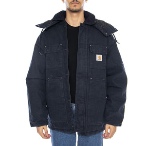 Ambel Coat Deep Night / Deep Night - Giacca con Cappuccio Uomo Blu I035616.3B306  CARHARTT WIP 