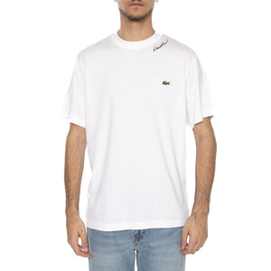 T-shirt 001 White - Maglietta Girocollo Uomo Bianca TH8273-001  LACOSTE 