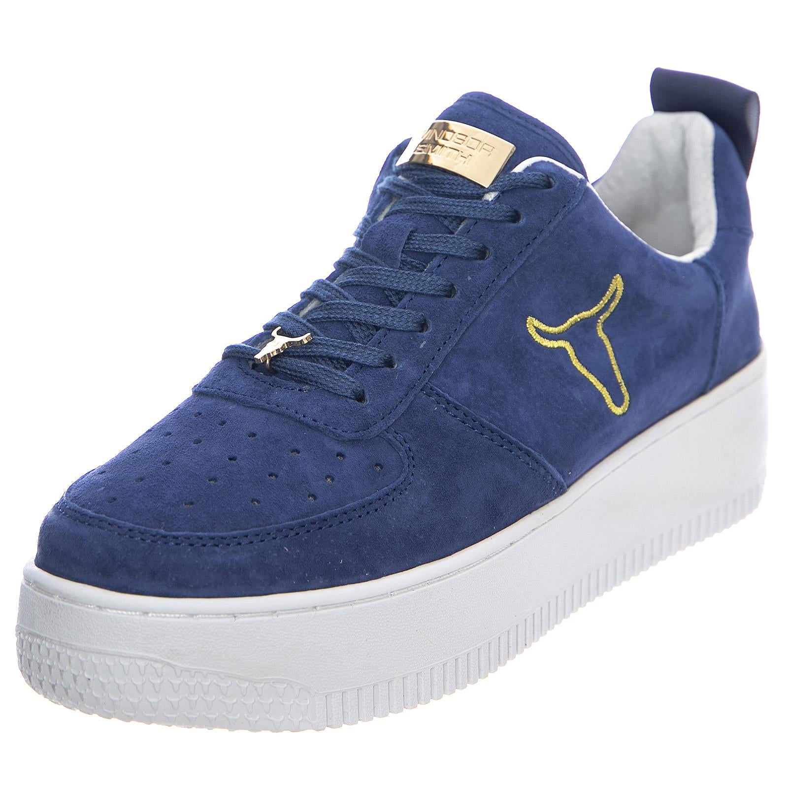 W' Racer Suede Shoes Blue WSPRACERR-SUEBLUE  WINDSOR SMITH 