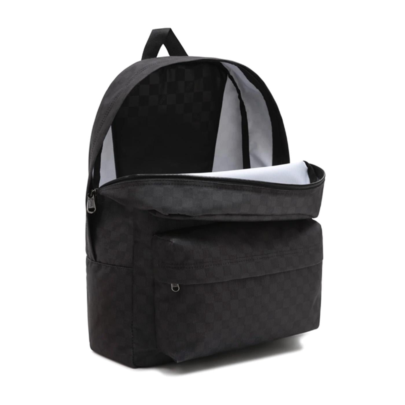 Old Skool Check Backpac Black/Charcoal - Zaino Nero VN000H4XBA51  VANS 