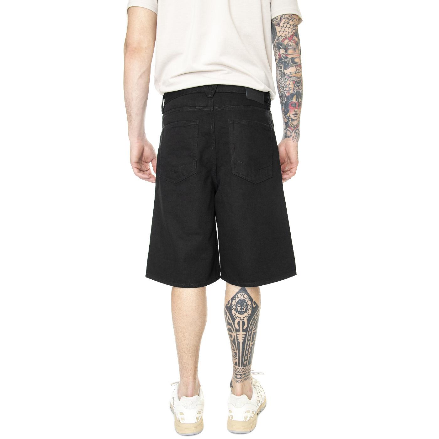 Covina 5-Pocket Baggy Denim Short Washed Black - Bermuda Uomo Neri VN0007XEEMQ1  VANS 