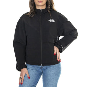 W' TNF Easy Wind Fz Jacket TNF Black - Giacca con Cappuccio Donna Nera NF0A8710JK31  THE NORTH FACE 