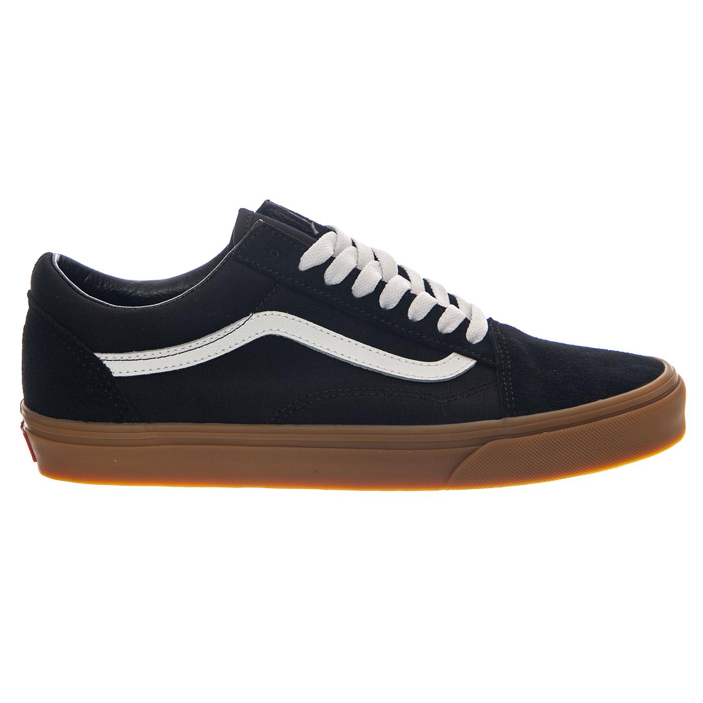 Old Skool Black / Gum - Scarpe Stringate Uomo Nere VN000CR5 B9M1 VANS 