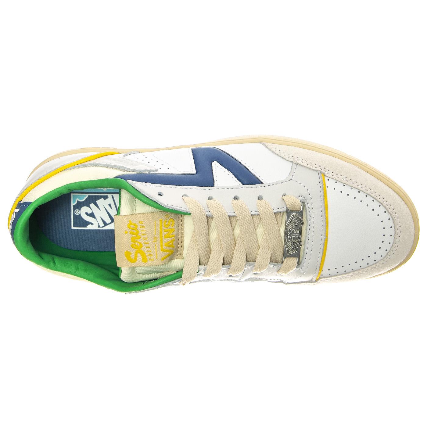 UA Lowland Hi CC JMP Serio Collection Multi Navy / Green - Scarpe Stringate Profilo Basso Uomo Bianche / Multicolore VN0A5KYF1T81  VANS 