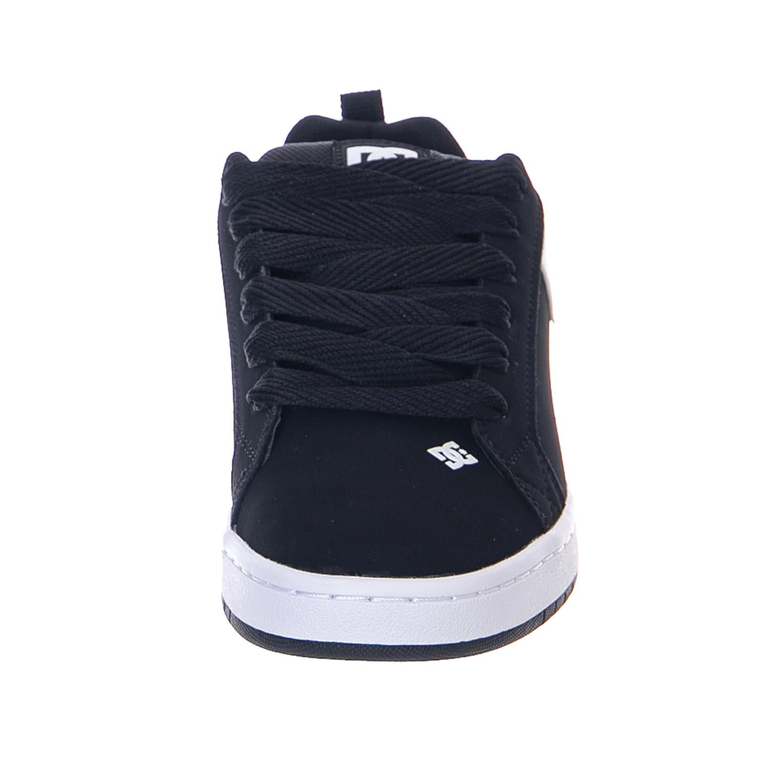 Court Graffik Shoes Black - Scarpe Stringate Profilo Basso Uomo Nere 300529-001  DC 