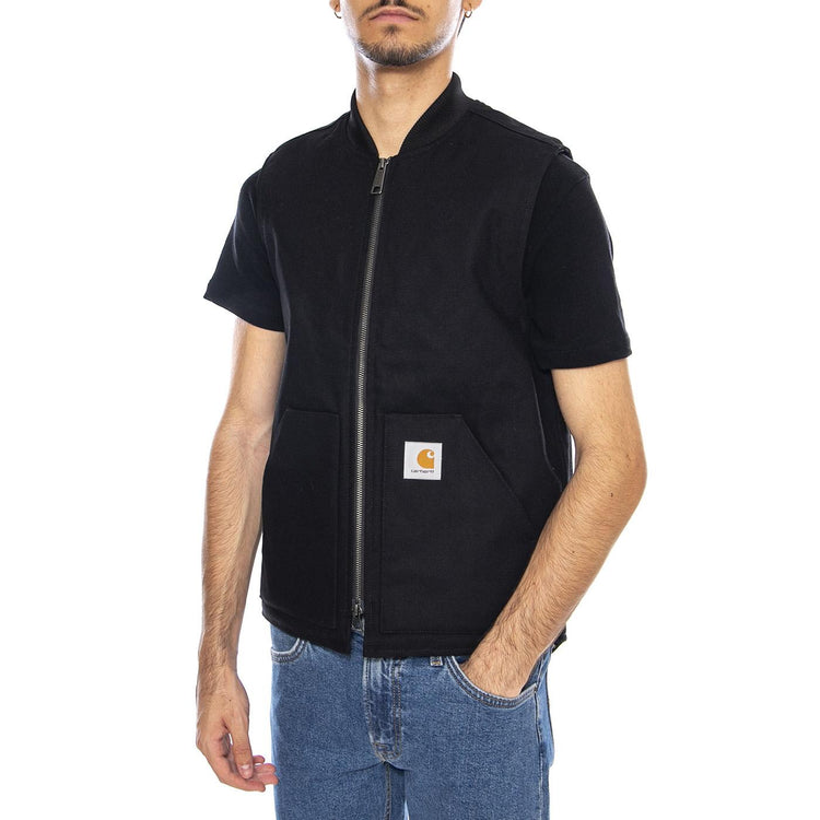 Classic Vest Black - Giacca Smanicata Uomo Nera I035695.8901  CARHARTT WIP 