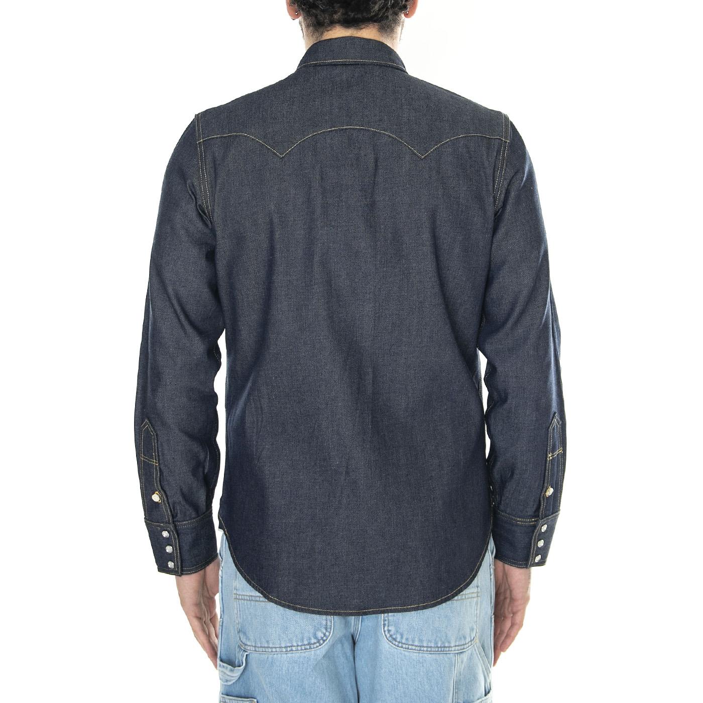 101 50S Western Shirt Dry-L93CJS41 - Camicia Denim Jeans Uomo Blu 112331400  LEE 