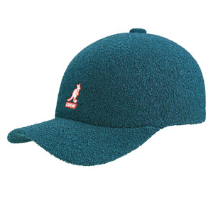 Bermuda Elastic Spacecap Marine Teal - Cappellino con Visiera Verde K3498-MT401  KANGOL 