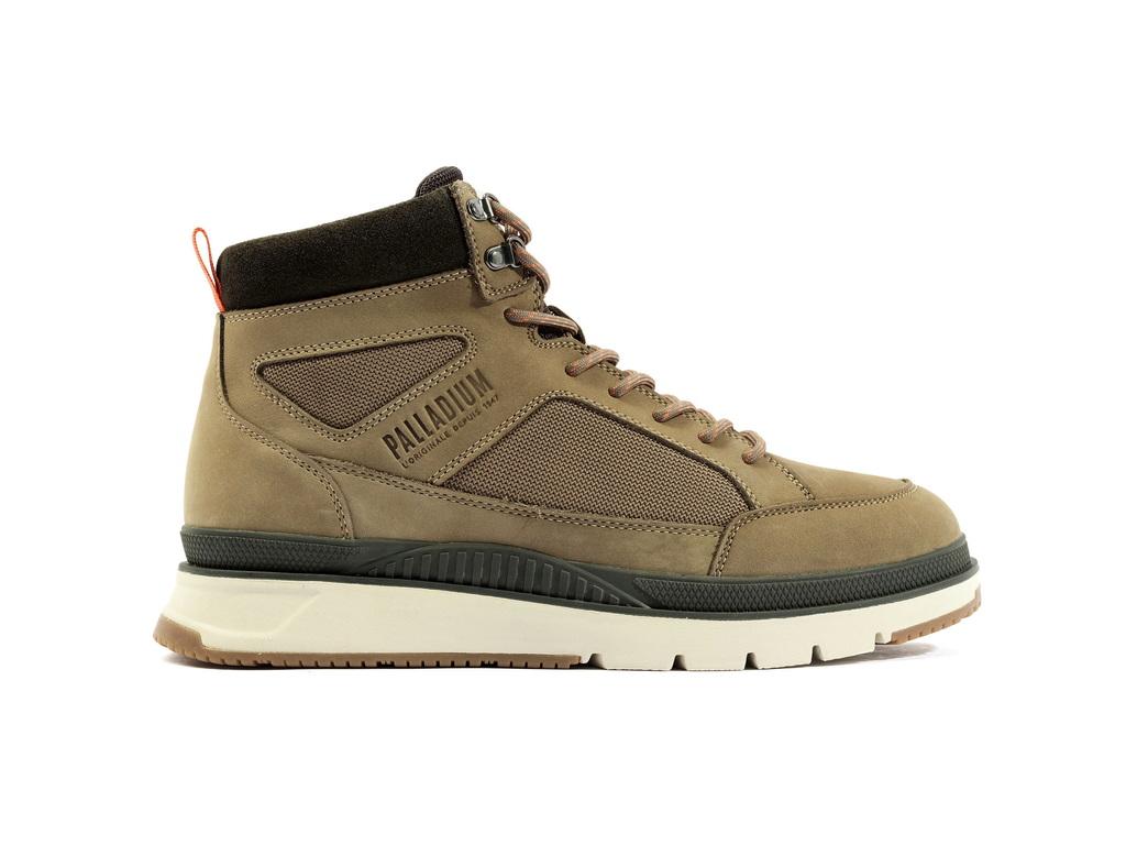 Pallasider Mid Cuff Dusky Green - Scarpe Stringate Profilo Alto Uomo Verdi PAS08878-377-M  PALLADIUM 