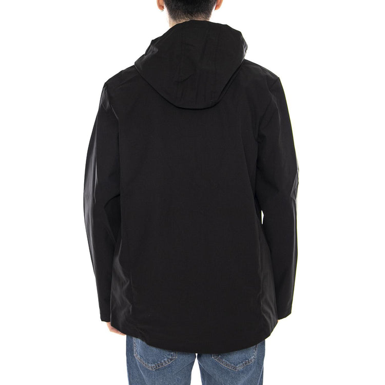 Rhodes Hooded Jacket - Giacca Uomo con Cappuccio Nera F4RFF031 10 FARAH 