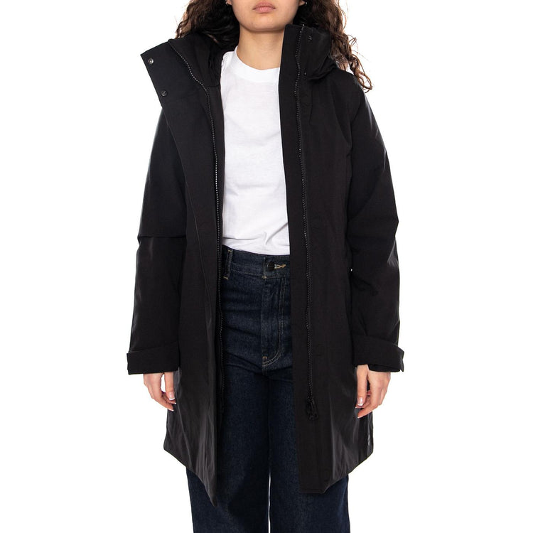 Elvine Hooded Jacket Black - Giacca con Cappuccio Donna Nera 331192 110 ELVINE 