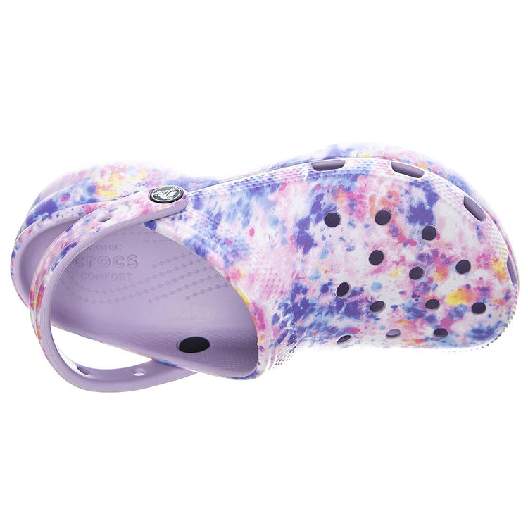 Classic Platform - Sandali Donna Multicolore / TieDye Graphic / Lavender CR.207151-LVMT  CROCS 