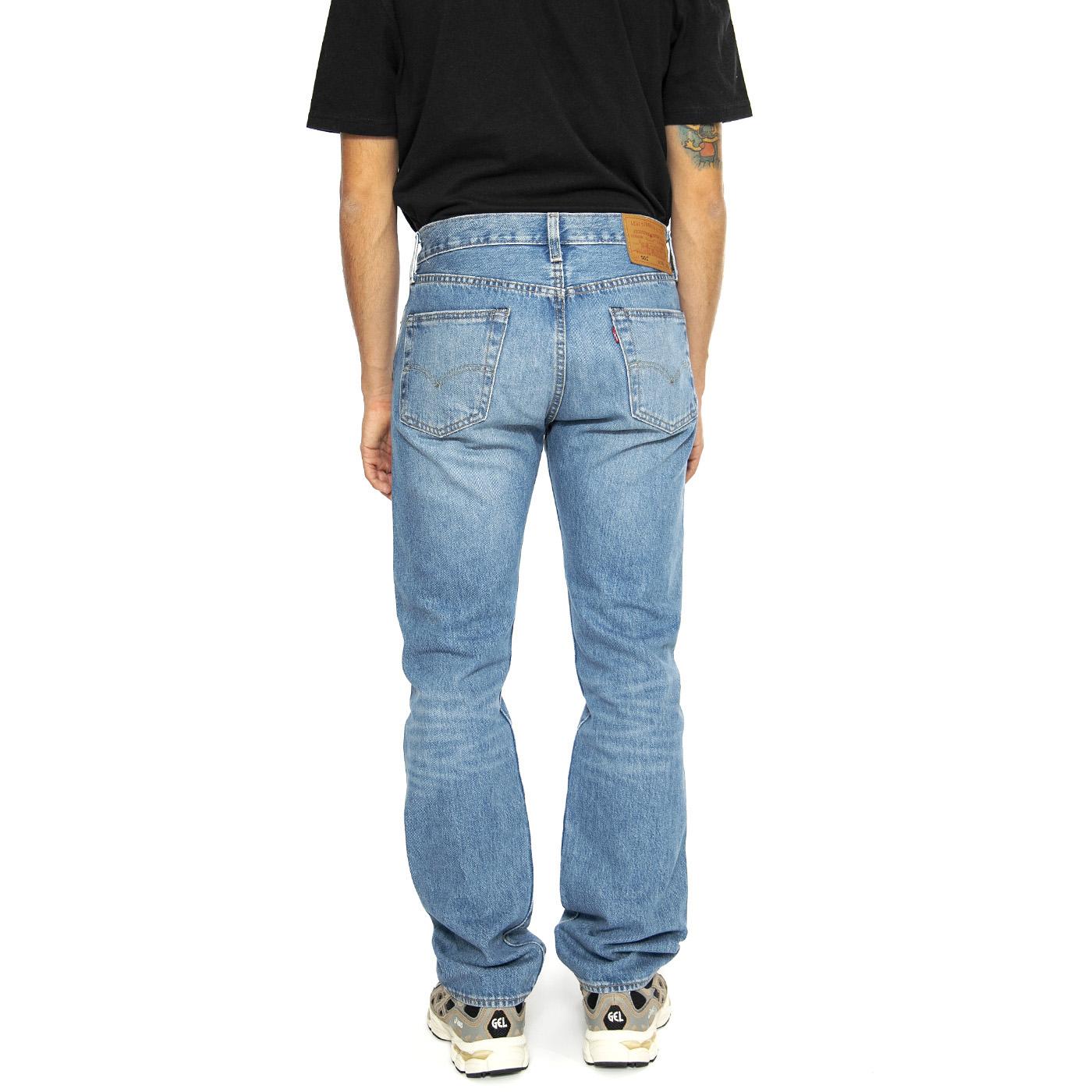 501 Levi's Original Chemicals - Pantaloni Denim Jeans Uomo Blu 00501-3504 . LEVIS 