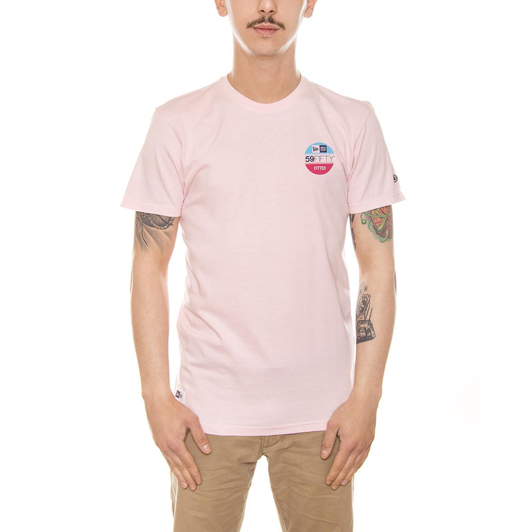 NE SUN VISOR TEE PINK 80852_4  NEW ERA 