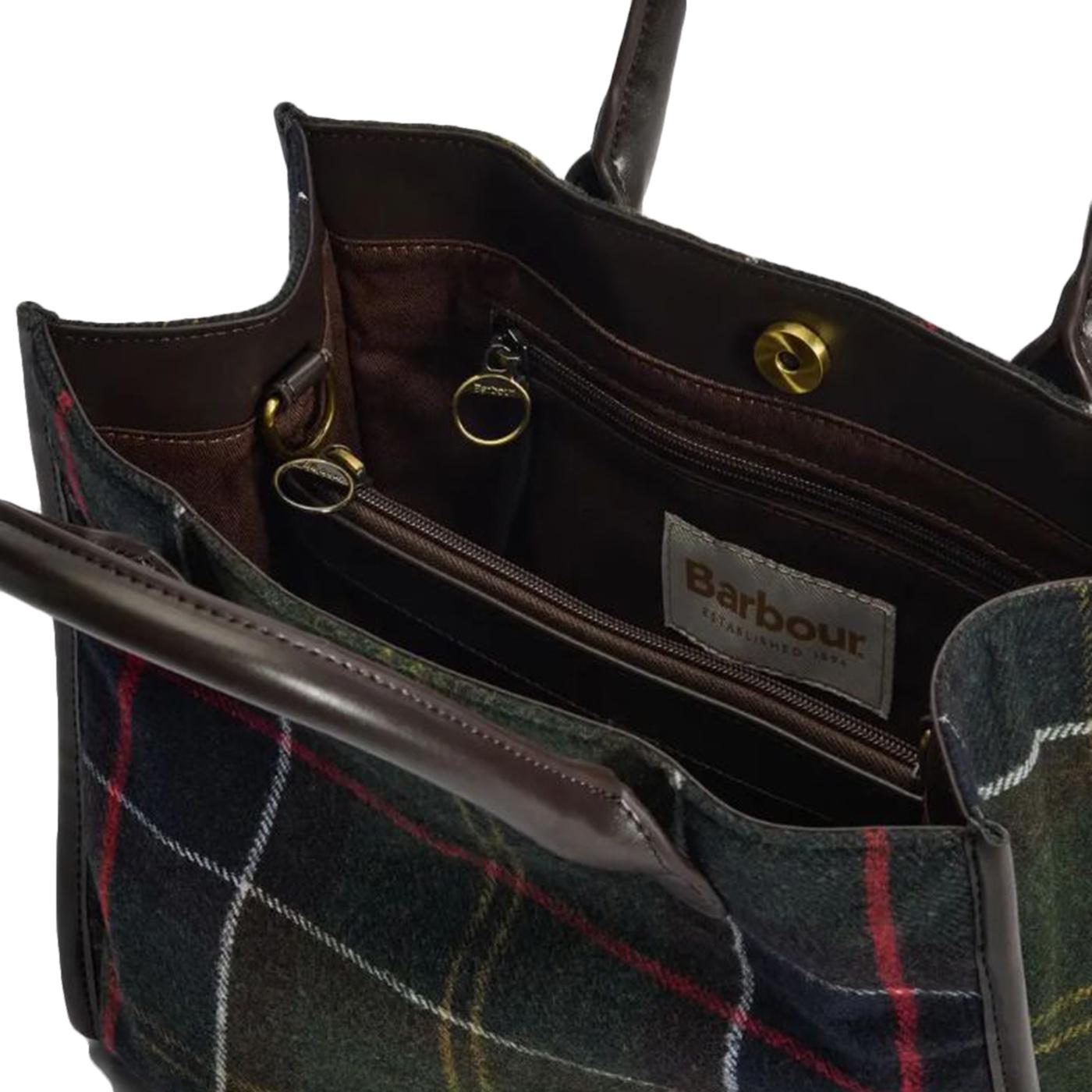 Barrhill Tartan Tote Bag - Borsa Tote Tartan LBA0423 OL91 BARBOUR 