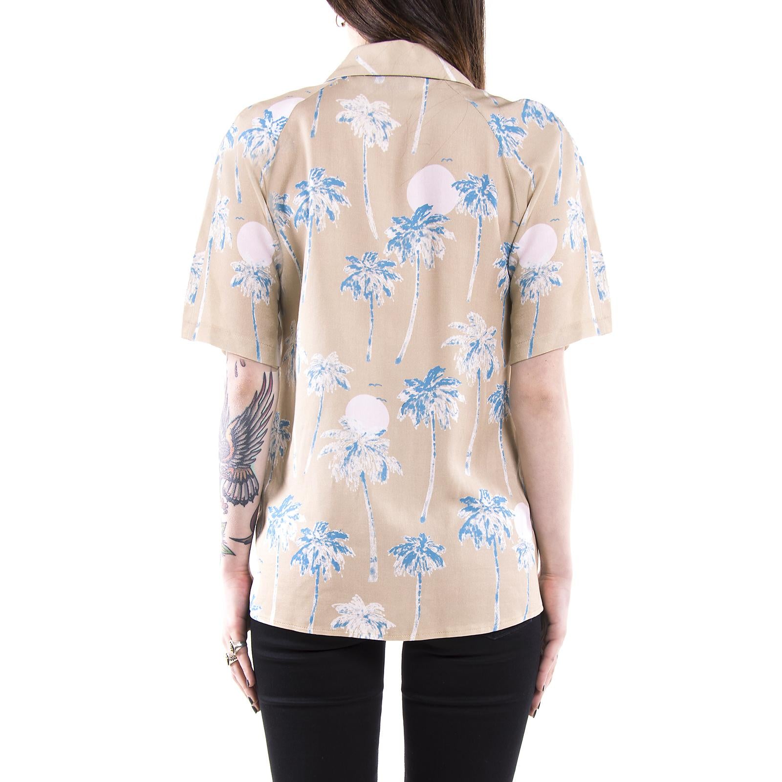 JILL HAWAII S/S BLOUSE WO S SAFARI H109746155  WESC 