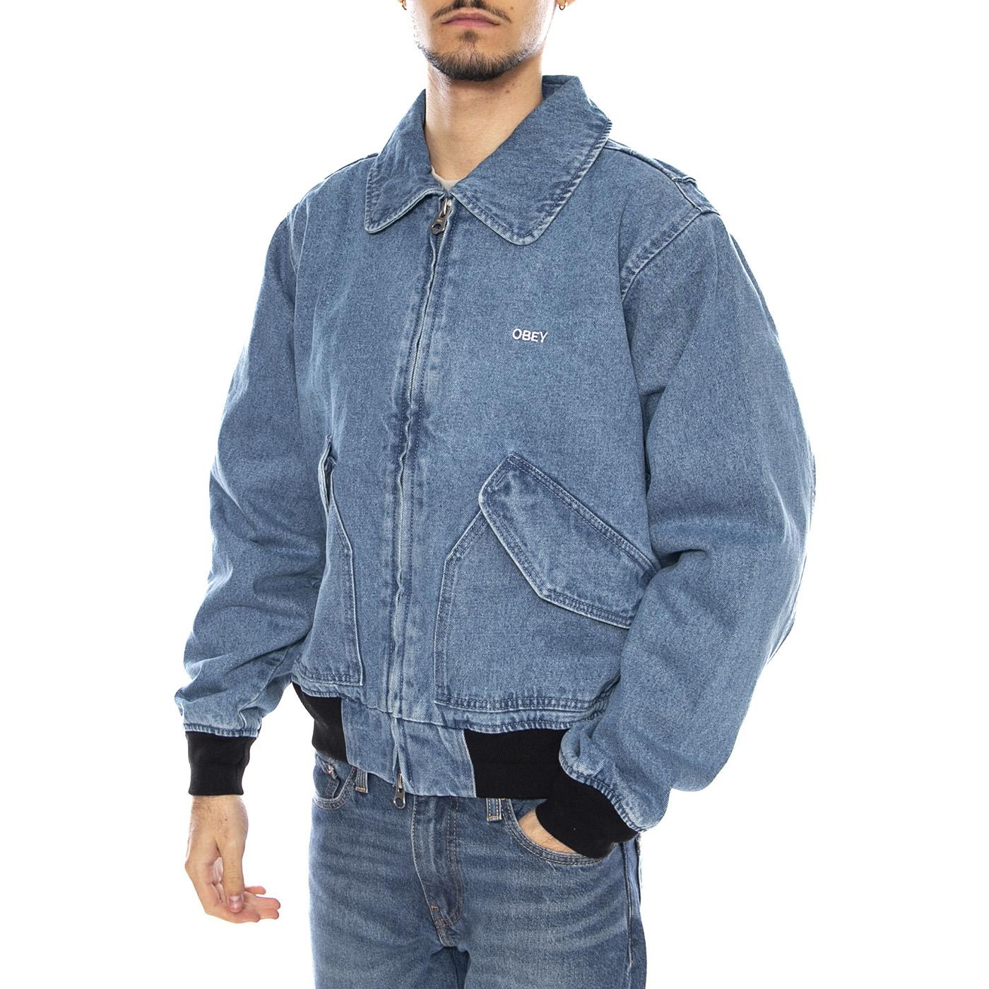 OBEY Denim CWU Jacket -- Giacca Denim Uomo 121800587 LIN OBEY 