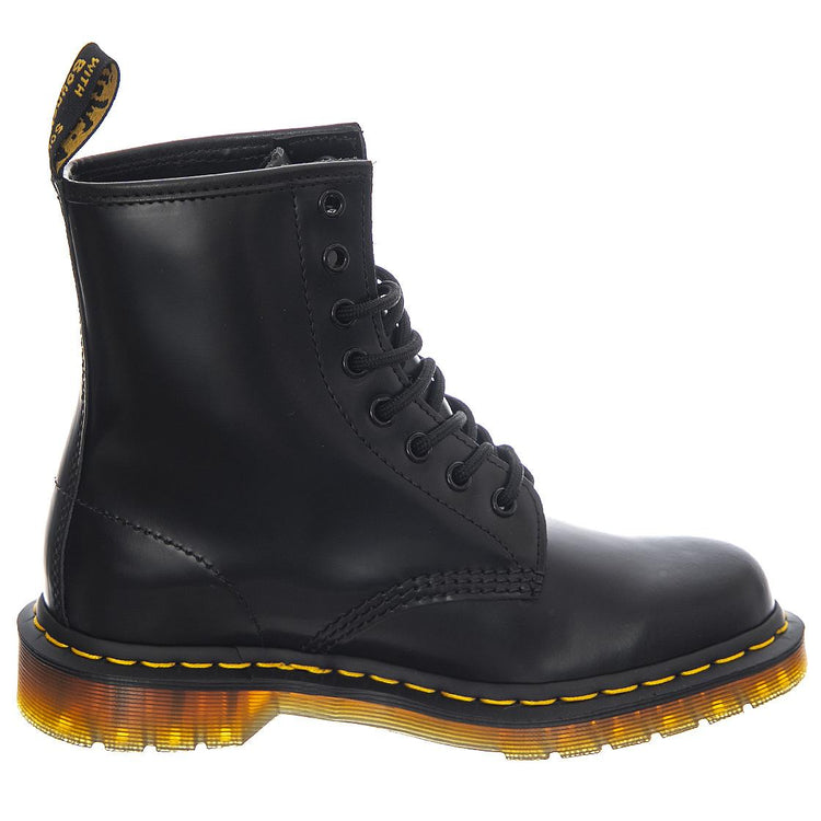 1460 Black Smooth - Stivaletti Profilo alla Caviglia Uomo Neri 11822006 . DR.MARTENS 