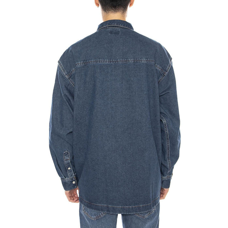 Overshirt Retro Blue -- Camicia Overshirt Uomo Blue 112371546 . WRANGLER 