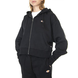 Oakport Zip Black - Felpa con Cappuccio e Zip Donna Nera DK0A4Y1ZBLK1  DICKIES 