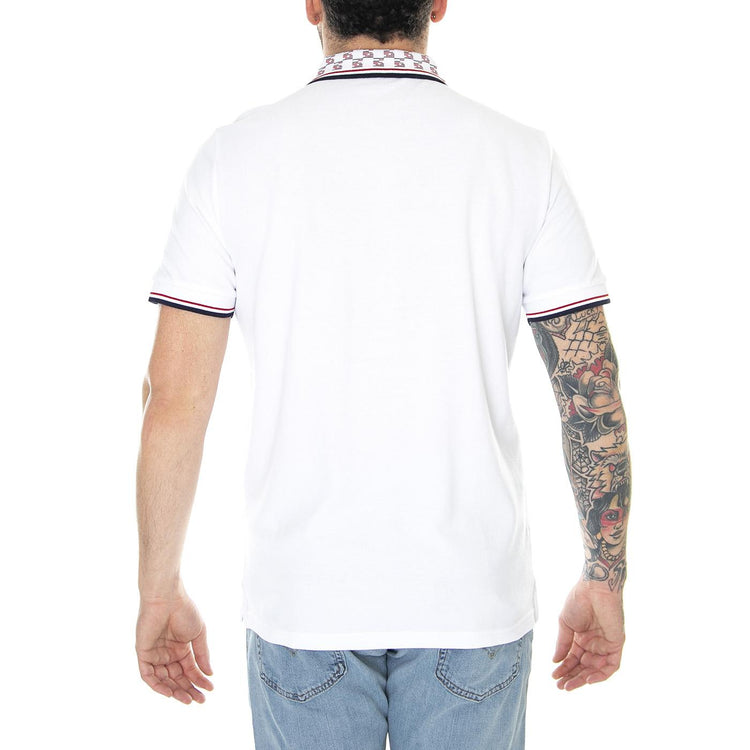 Collar Interest Polo White - Polo Uomo Bianca 66871-010  BEN SHERMAN 