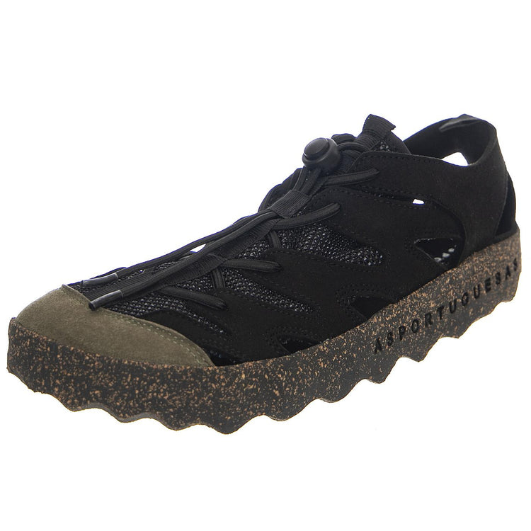 M' Cure Suede 1.8 Black - Scarpe Stringate Profilo Basso Uomo Nere P018181000-BLACK  ASPORTUGUESAS 