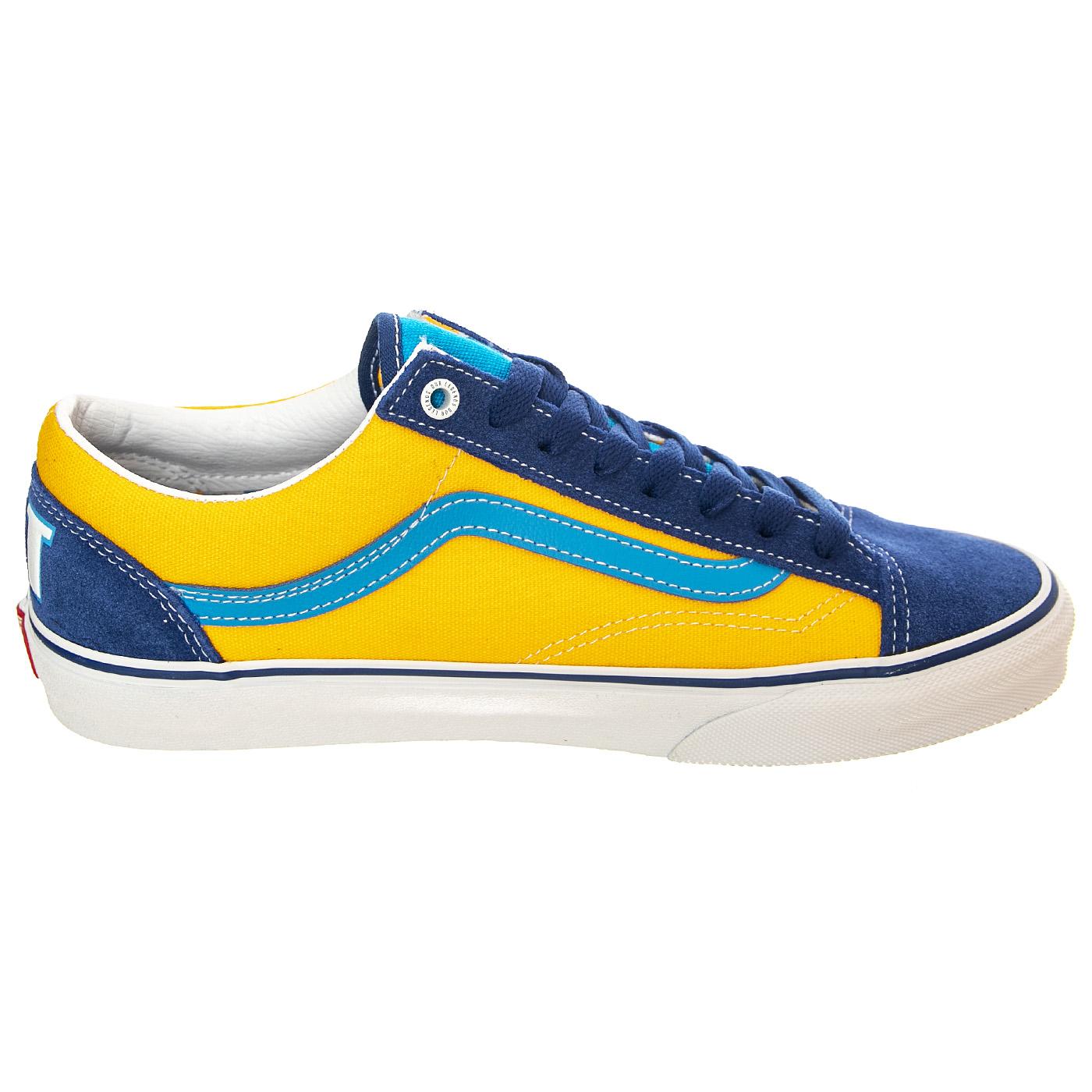 UA Style 36 Oor Legends GT / Dyno Blue / Yellow - Scarpe Stringate Profilo Basso Uomo Multicolore VN0A54F6BYL1  VANS 
