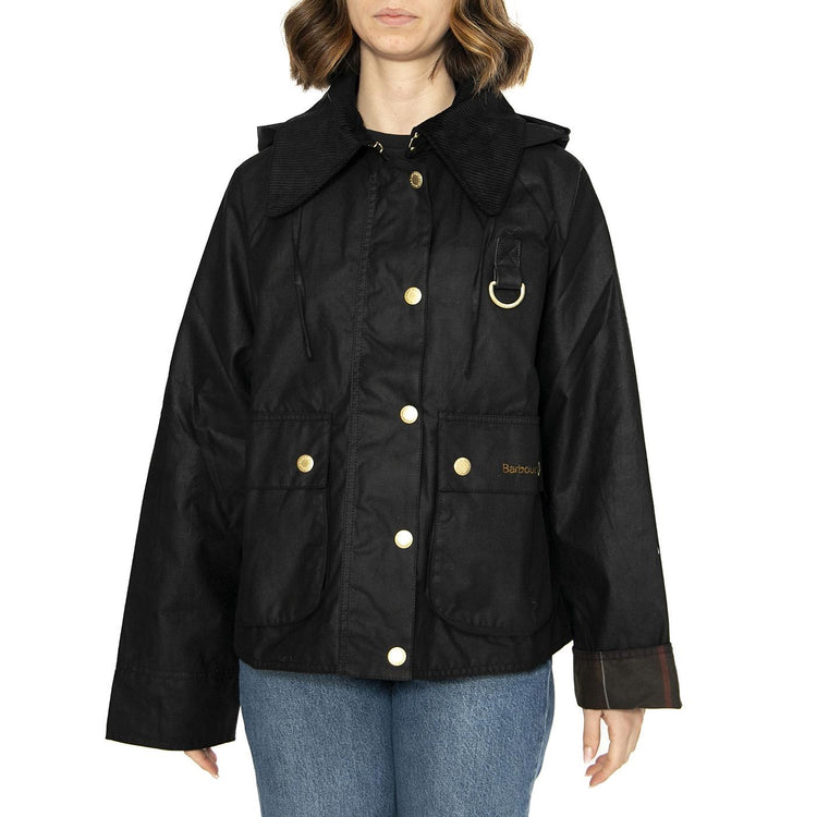 Reighton Wax Black / Classic Jacket - Giacca Donna Nera LWX1397-BK71  BARBOUR 