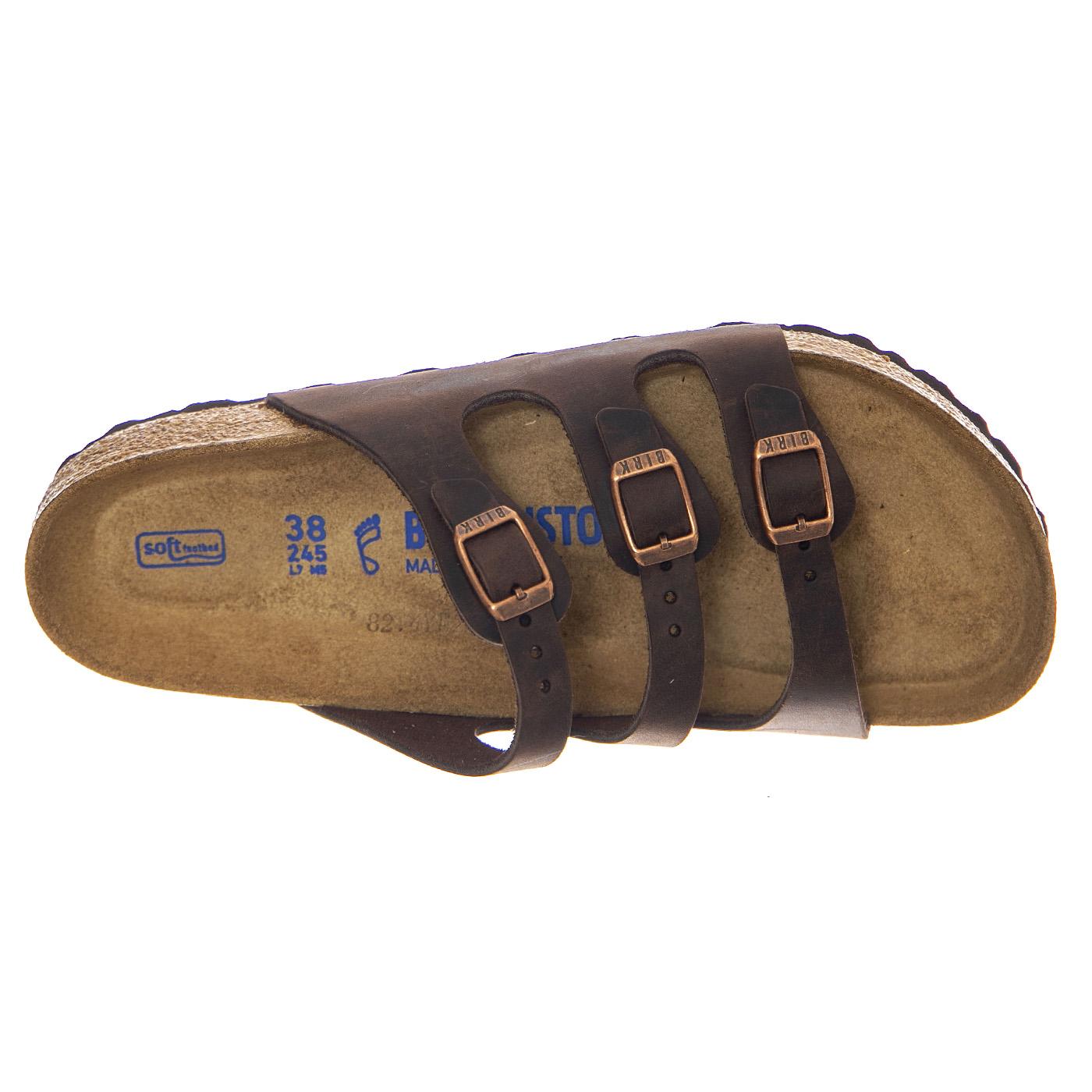 Florida SFB Habana, Oiled Leather - Sandali Donna Marroni 053901 . BIRKENSTOCK 